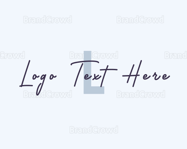 Feminine Elegant Brand Logo