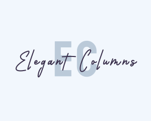 Feminine Elegant Brand logo design