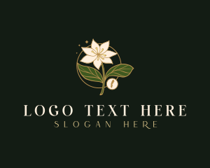 Botanical - Sweden Arctic Starflower logo design