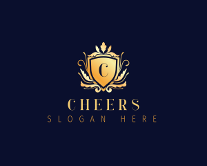 Luxury Floral Crest Logo