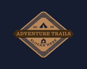 Outdoor Camping Adventure logo design