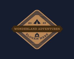 Outdoor Camping Adventure logo design