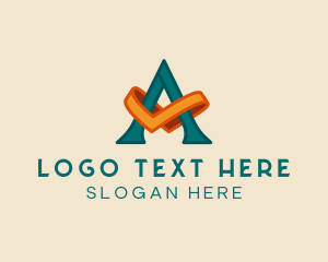 Letter A - Generic Ribbon Business logo design