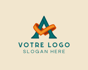 Generic Ribbon Business Logo