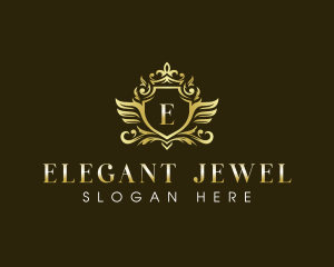 Luxury Crest Crown logo design