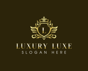 Luxury Crest Crown logo design