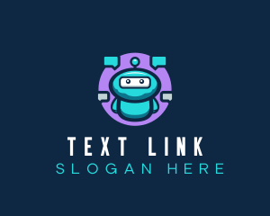 Sms - Cute Robot Messaging logo design