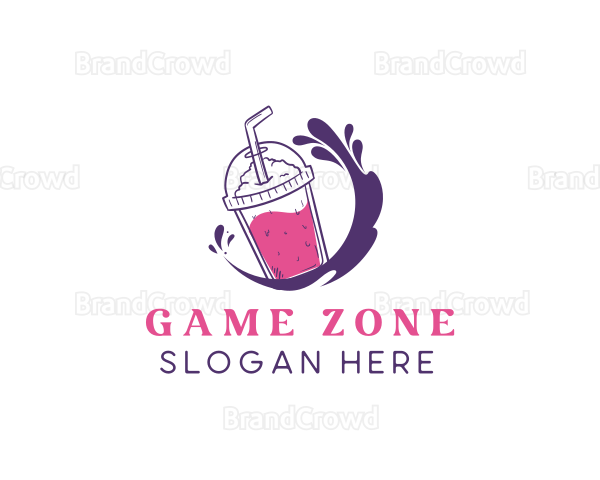Splash Flavor Drink Cup Logo