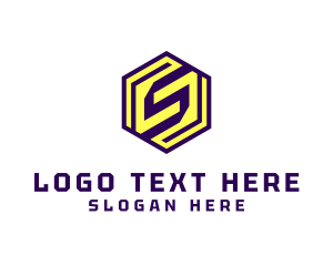 Geometric - Modern Hexagon Letter S Company logo design