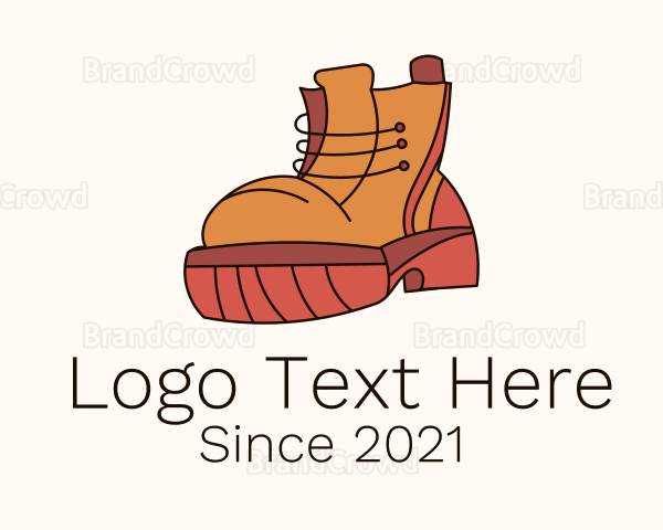 Outdoor Combat Boots Logo