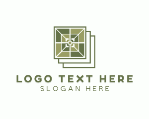 Home Depot - Flooring Tiling Contractor logo design