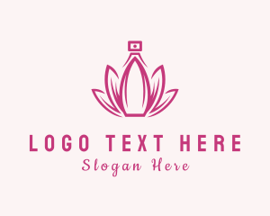 Lotus Perfume Scent logo design