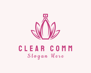 Flower - Lotus Perfume Scent logo design
