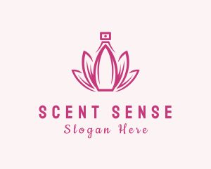 Lotus Perfume Scent logo design