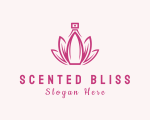 Fragrance - Lotus Perfume Scent logo design