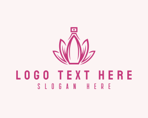 Scent - Lotus Perfume Scent logo design