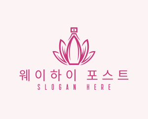 Lotus Perfume Scent logo design