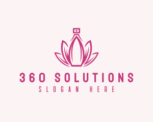 Lotus Perfume Scent logo design