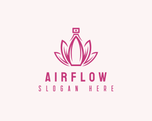 Lotus Perfume Scent logo design