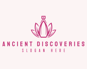 Lotus Perfume Scent logo design