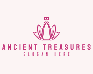 Lotus Perfume Scent logo design