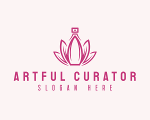 Lotus Perfume Scent logo design