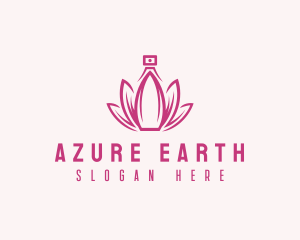 Lotus Perfume Scent logo design