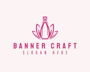 Lotus Perfume Scent logo design