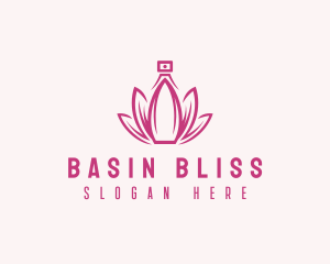 Lotus Perfume Scent logo design