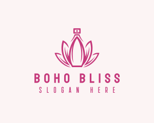 Lotus Perfume Scent logo design