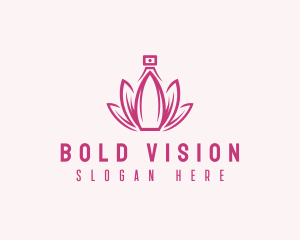 Lotus Perfume Scent logo design