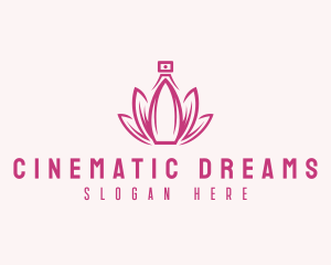 Lotus Perfume Scent logo design