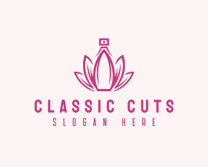 Lotus Perfume Scent logo design