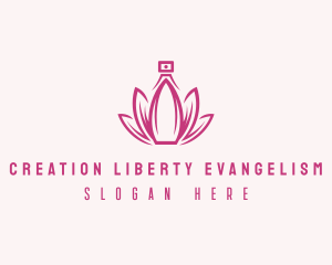 Lotus Perfume Scent logo design