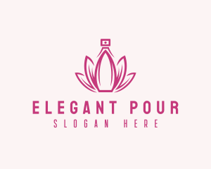 Lotus Perfume Scent logo design