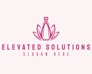 Lotus Perfume Scent logo design