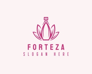 Lotus Perfume Scent logo design