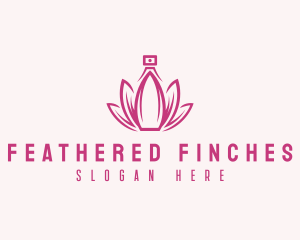 Lotus Perfume Scent logo design