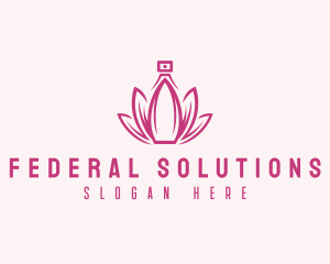 Lotus Perfume Scent logo design