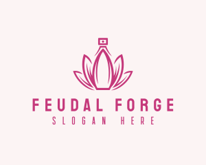 Lotus Perfume Scent logo design