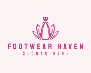 Lotus Perfume Scent logo design