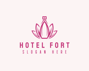 Lotus Perfume Scent logo design