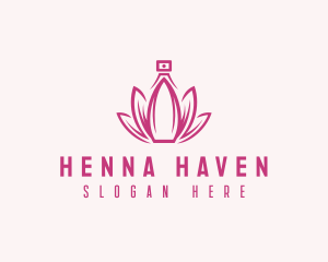 Lotus Perfume Scent logo design