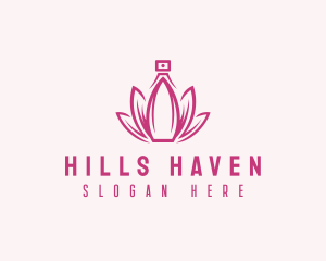 Lotus Perfume Scent logo design