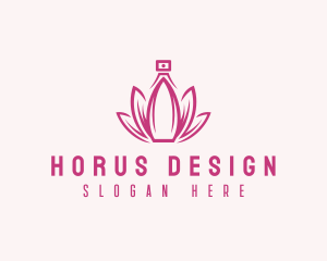 Lotus Perfume Scent logo design