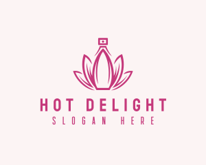 Lotus Perfume Scent logo design