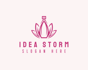 Lotus Perfume Scent logo design