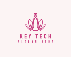 Lotus Perfume Scent logo design