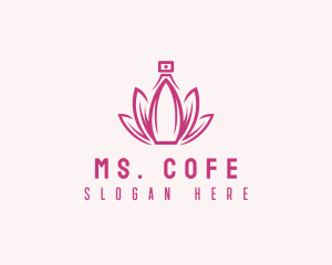 Lotus Perfume Scent logo design