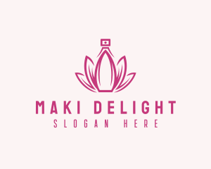 Lotus Perfume Scent logo design